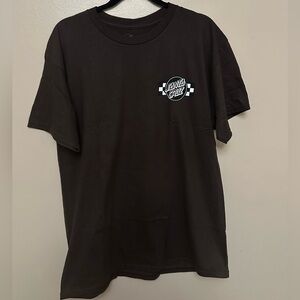 Santa Cruz Skateboards Dark Brown Tee